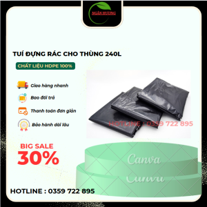 Túi đựng rác cho thùng rác 120l